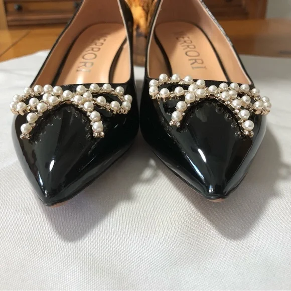 New Pearl Bow patent pumps - Picture 5 of 9